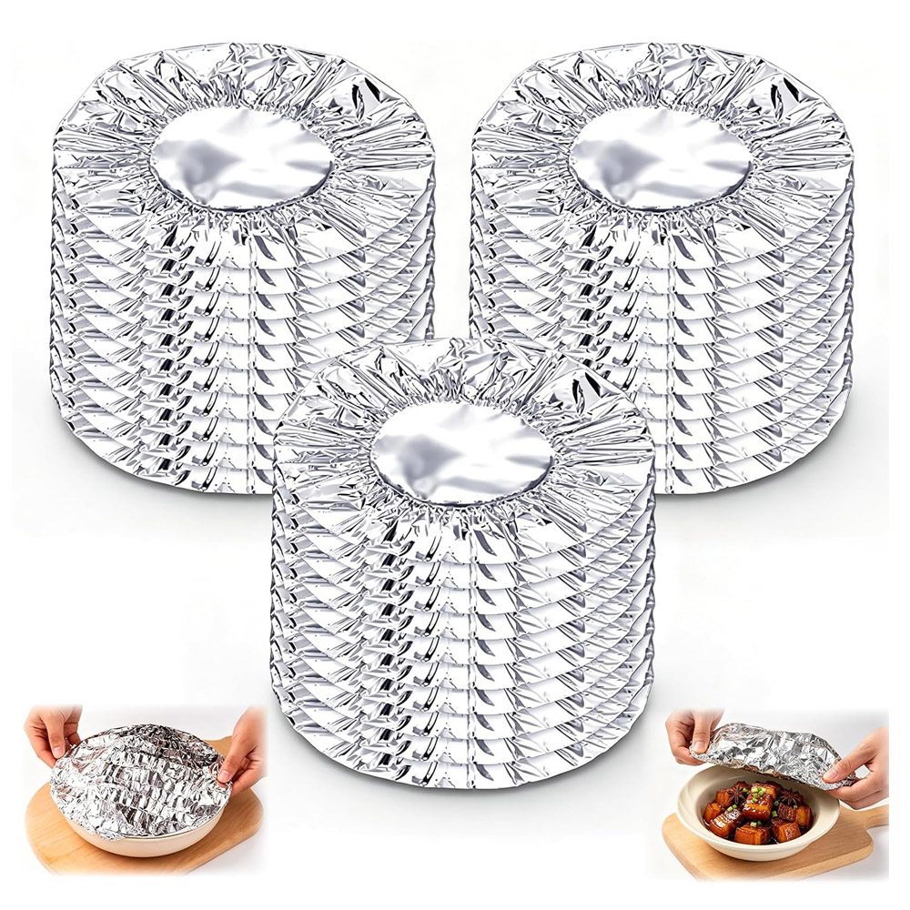Meal Prep Fit - 재사용 가능한 알루미늄 호일 음식 덮개,