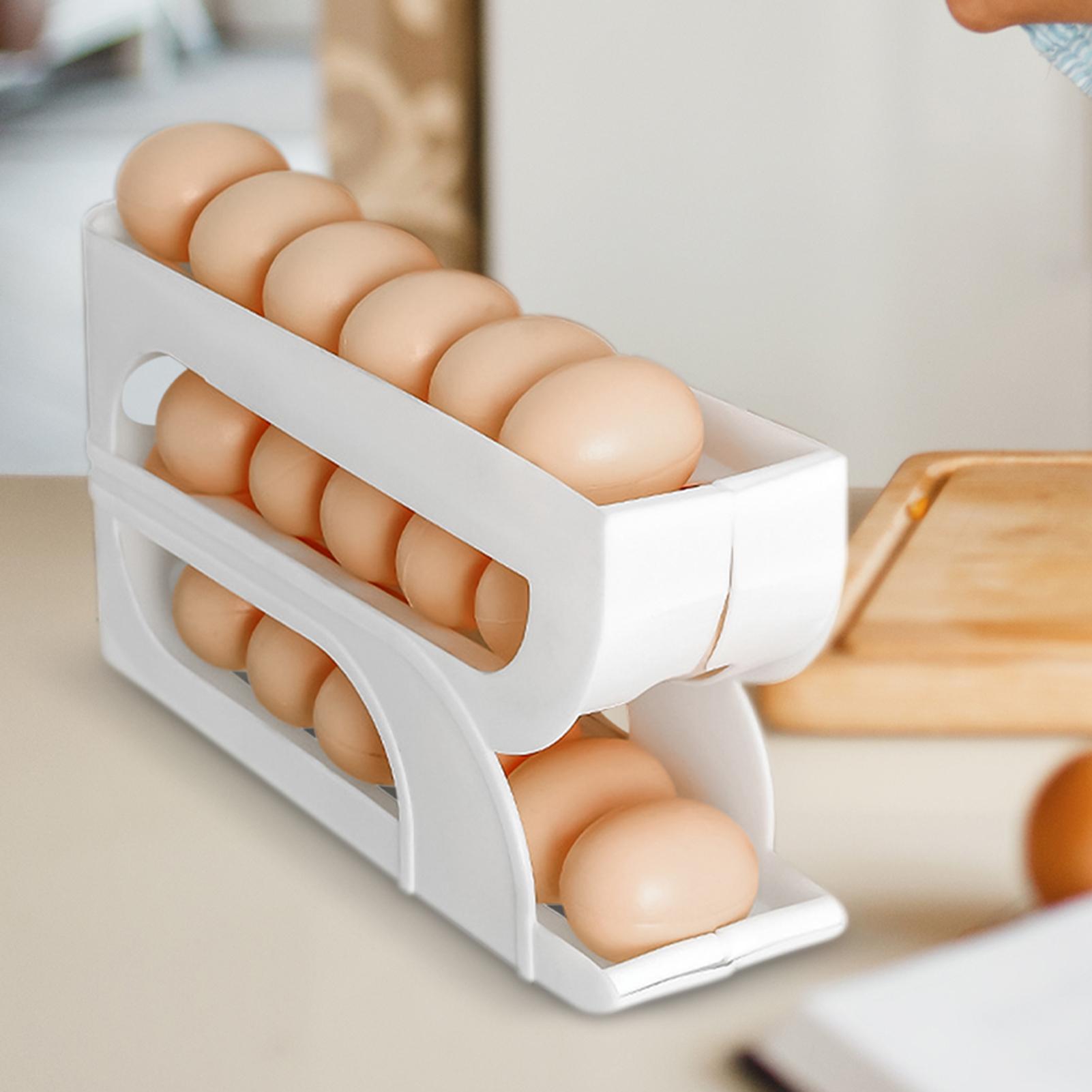 냉장고용 계란 보관함 3단 자동 롤링 계란 보관 랙 식 - Meal Prep Egg Whites 리뷰 및 가격
