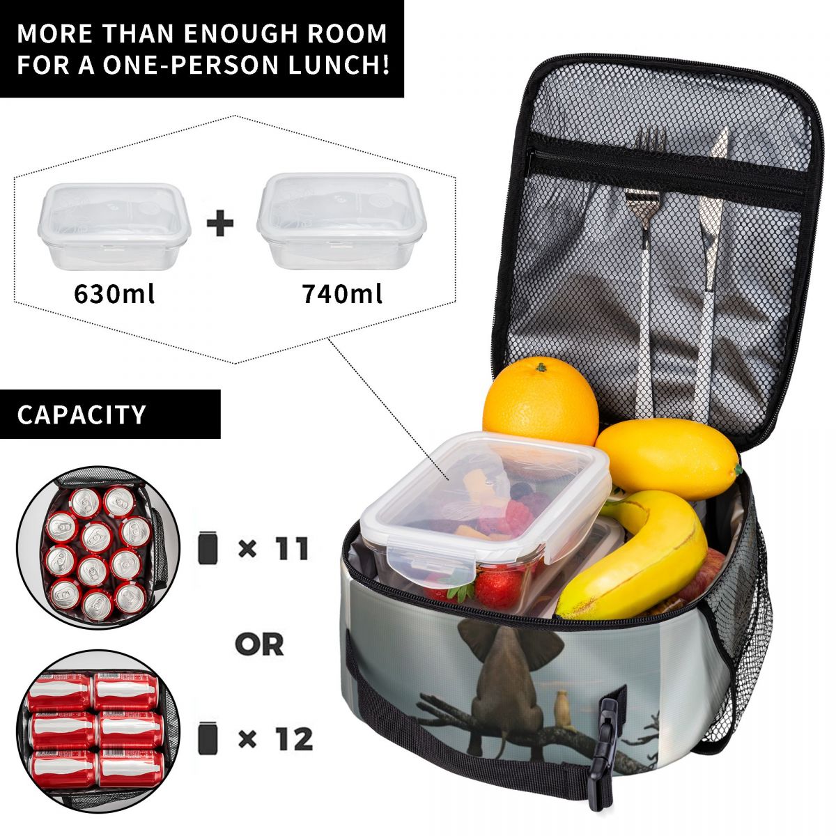 베스트셀러 코끼리와 개가 나무에 앉아 있다 슬림핏 식사 - Meal Prep Fit 리뷰 및 가격
